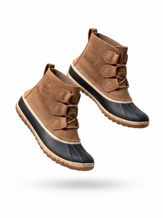 Sorel Shoes - Sorel Brown and Black Waterproof Duck Boots